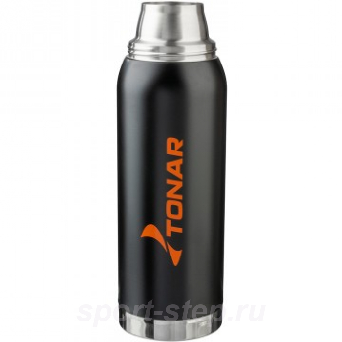Термос (HS.TM-040) 1200ML черный (2 крышки-кружки) TONAR
