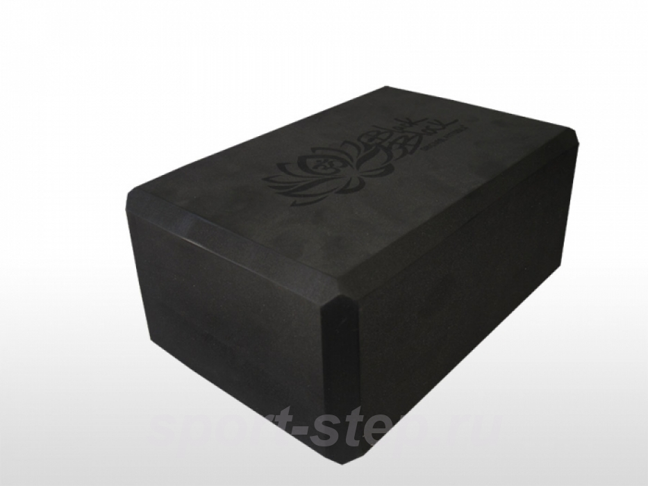 Блок для занятий йогой Black Block Fitness Tools FT-BLACK-BLOCK