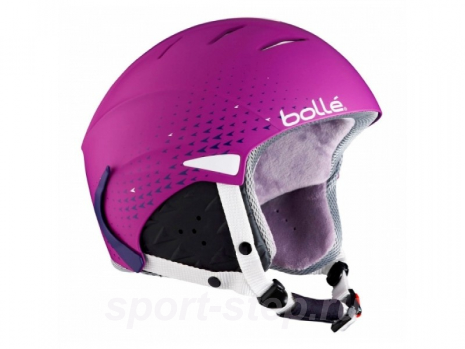 Шлем Bolle Slide Soft Plum & White
