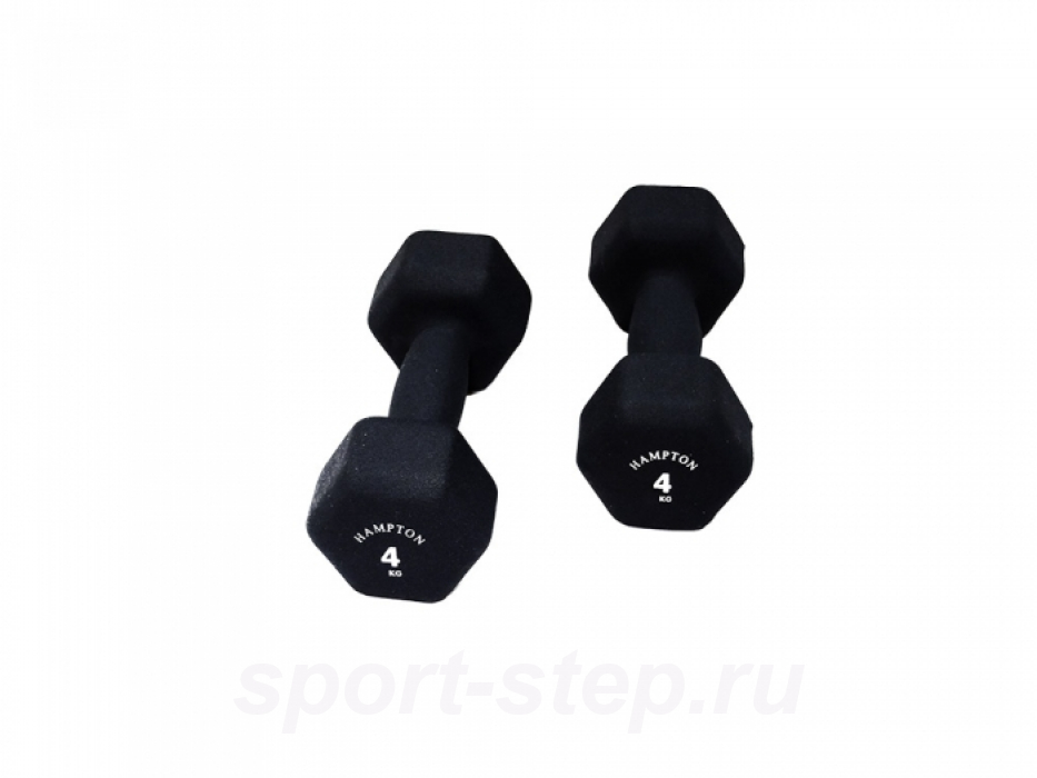 Гантели неопреновые 4 кг пара Hampton NH-4K