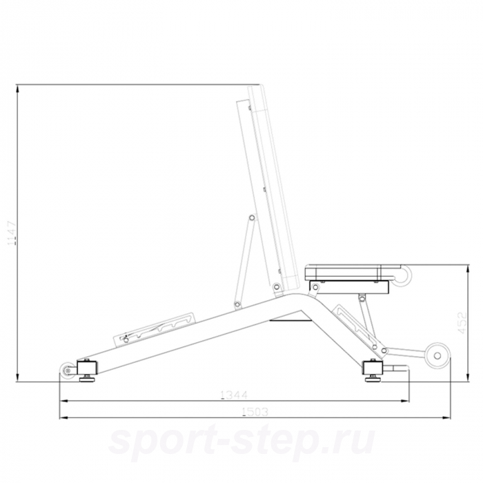 Скамья универсальная DFC D2301