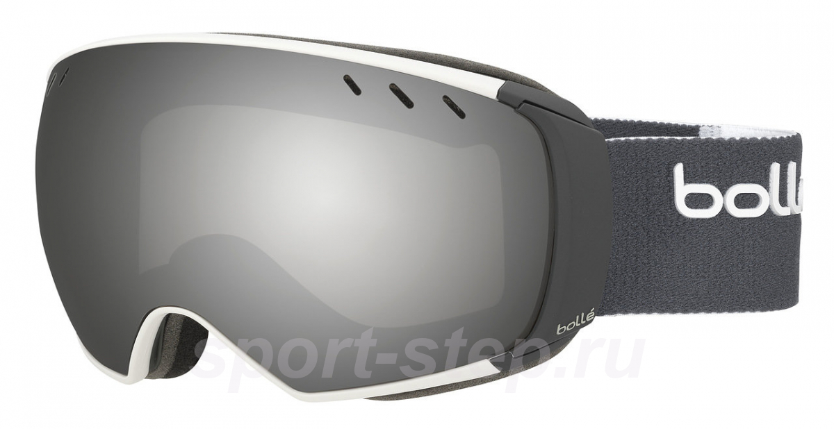 Маска Bolle Virtuose Matte White & Grey / Black Chrome + Lemon Gun