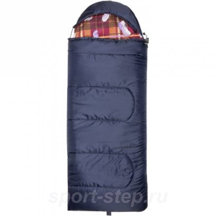 Спальный мешок БАТЫР СОК-2У (180*70 синий (синтепон) Helios