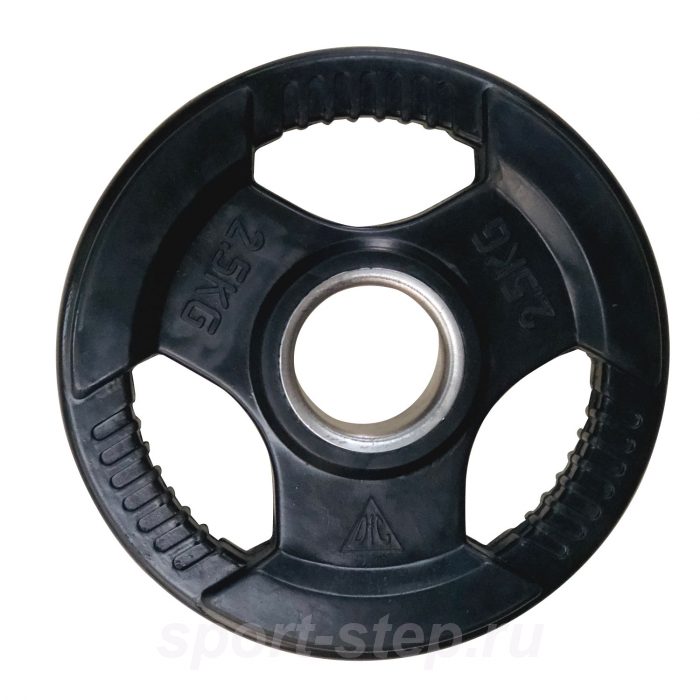 Диск обрезиненный DFC, чёрный, 51 мм, 2,5кг WP015-51-2.5