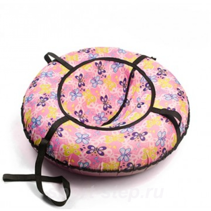 Санки-ватрушка Вихрь Оксфорд принты 110 см с камерой