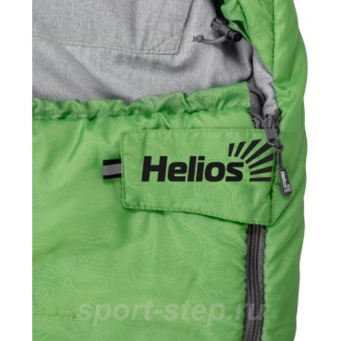 Спальный мешок TORO Wide 200L (220х90, левый стратекс, салатовый) (T-HS-SB-TW-200L) Helios