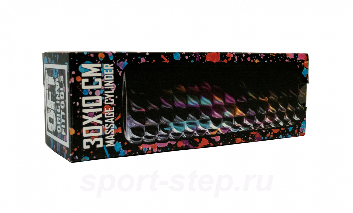 Цилиндр массажный 30х10 см Original FitTools FT-VMR-3010