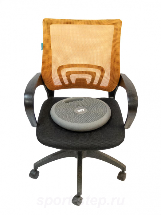 Массажно-балансировочная подушка с ручкой OFT FT-BPDHL (GREY)