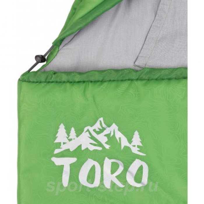 Спальный мешок TORO Wide 300L (220Х90, левый, стратекс, салатовый) (T-HS-SB-TW-300L) Helios