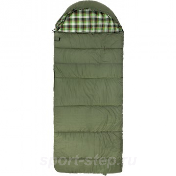 Спальный мешок Beluha wide 220х90 (400 гр/м.кв) хаки (термофайбер/шерсть) (HS-BELW-400) Helios