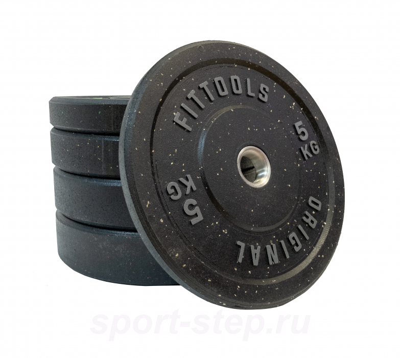 Диск бамперный 5 кг Original FitTools FT-RPI-5