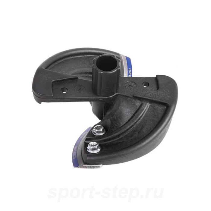 Голова режущая ледобура ICEBERG-130R V2.0/V3.0 правое вращение в сборе радиусные ножи+футляр Тонар