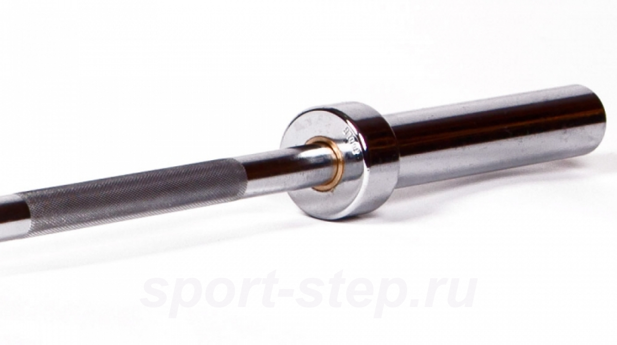 Гриф олимпийский прямой хромированный 60", с замками, нагрузка до 150 кг FT-OB-60