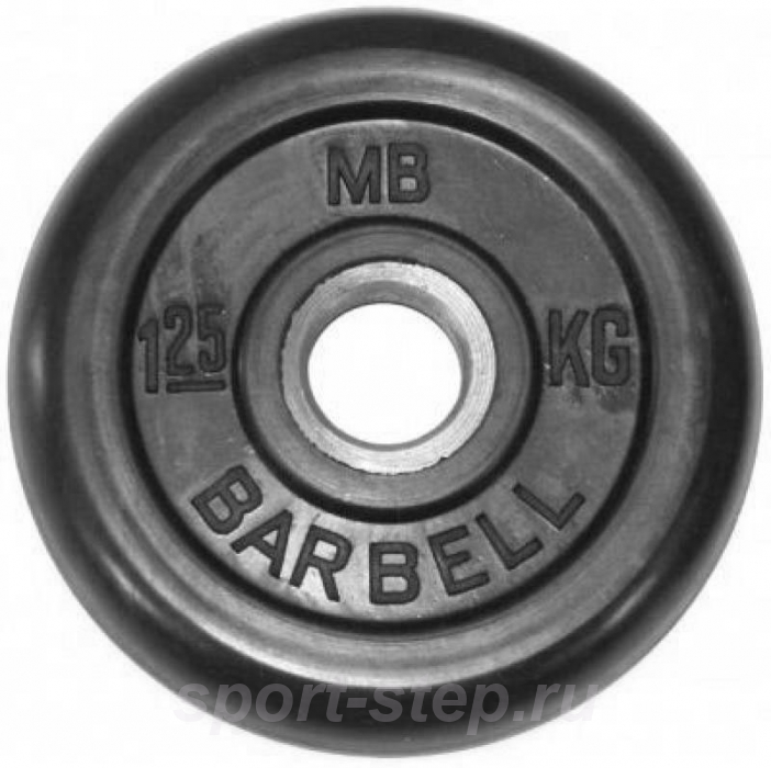 Олимпийский диск 1,25 кг 31мм Barbell MB-PltB31-1,25
