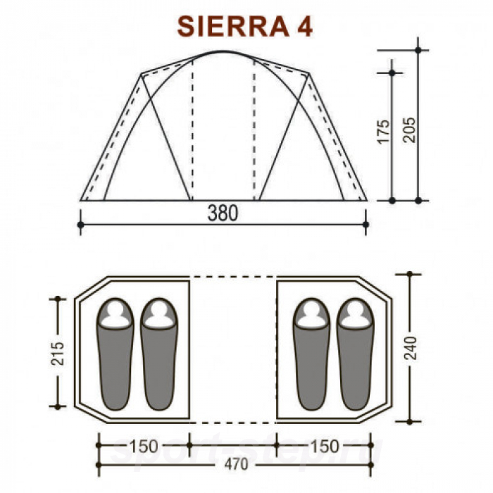 Палатка Indiana Sierra 4