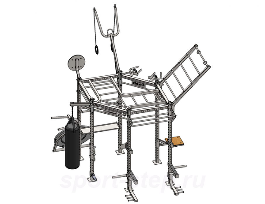 Гексагональная рама для кросс-тренинга CLUB FULL PACKAGE Body-Solid SR-HEXPROCLUB
