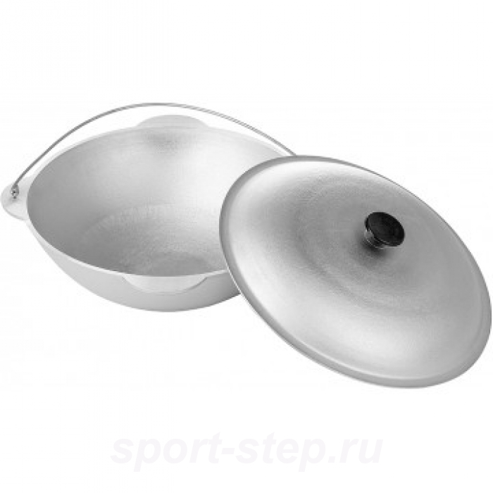 Казан татарский с крышкой д.360 объем 9 л (БКТД09к) Силумин