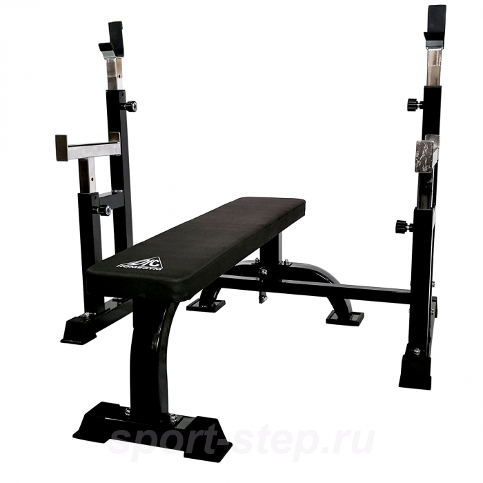 Комплект скамья со стойками под штангу DFC DZ005FBB