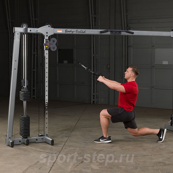 Кроссовер с двумя весовыми стеками по 72,5 кг Body-Solid GDCC250