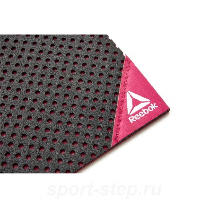 Коврик (мат) для фитнеса пористый Reebok, розовый RAMT-13014PK