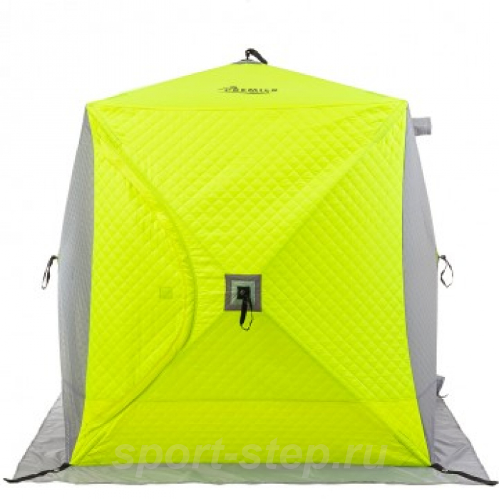 Палатка зимняя Куб утепл. 1,5х1,5 yellow lumi/gray PREMIER (PR-ISCI-150YLG)