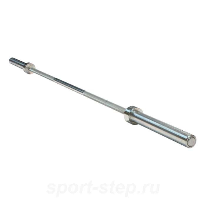 Гриф олимпийский прямой 86", до 679 кг, хромированный (класс-SILVER) OB86PBS