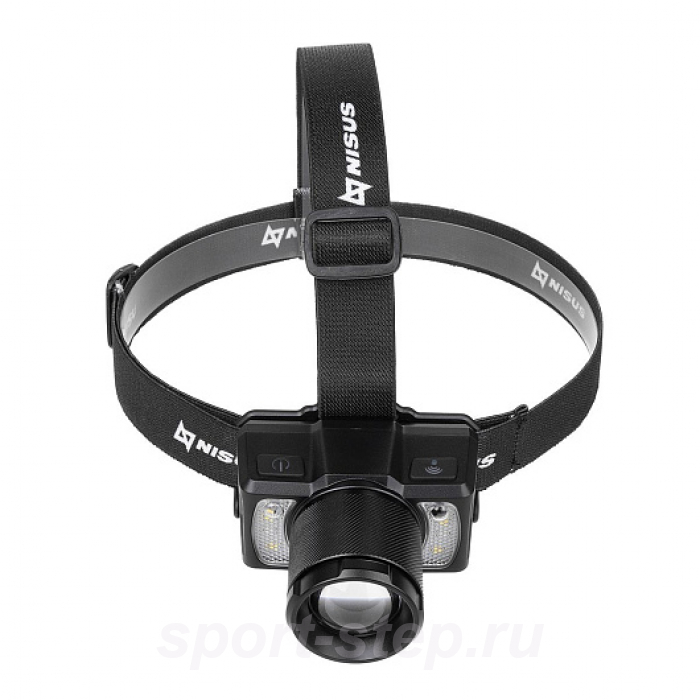 Фонарь налобный сенсорный 800 LM, IP43, USB (N-FN-HL25) NISUS