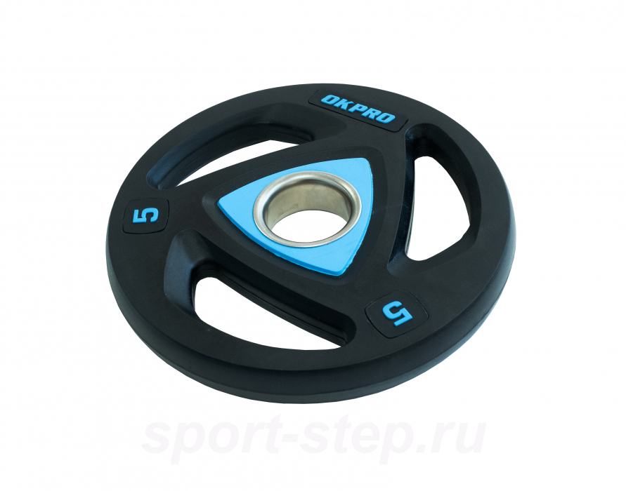 Диск олимпийский полиуретановый 5 кг OKPRO OK2037-500