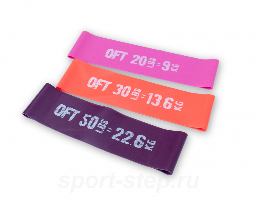 Набор из 3 широких мини-эспандеров Original FitTools FT-75-AFINA