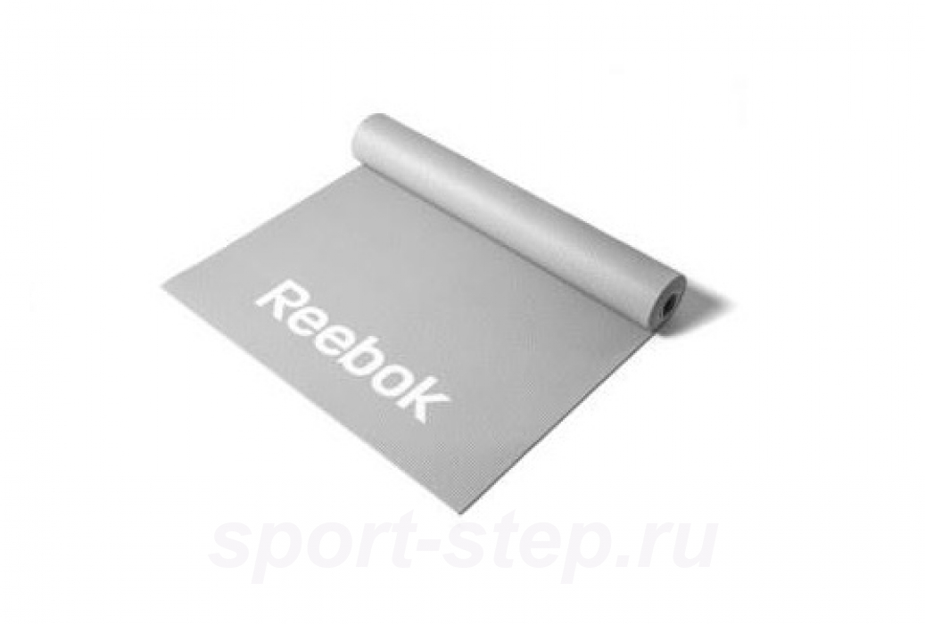 Тренировочный коврик (мат) для фитнеса тонкий Love(серый) Арт. RAMT-11024GRL