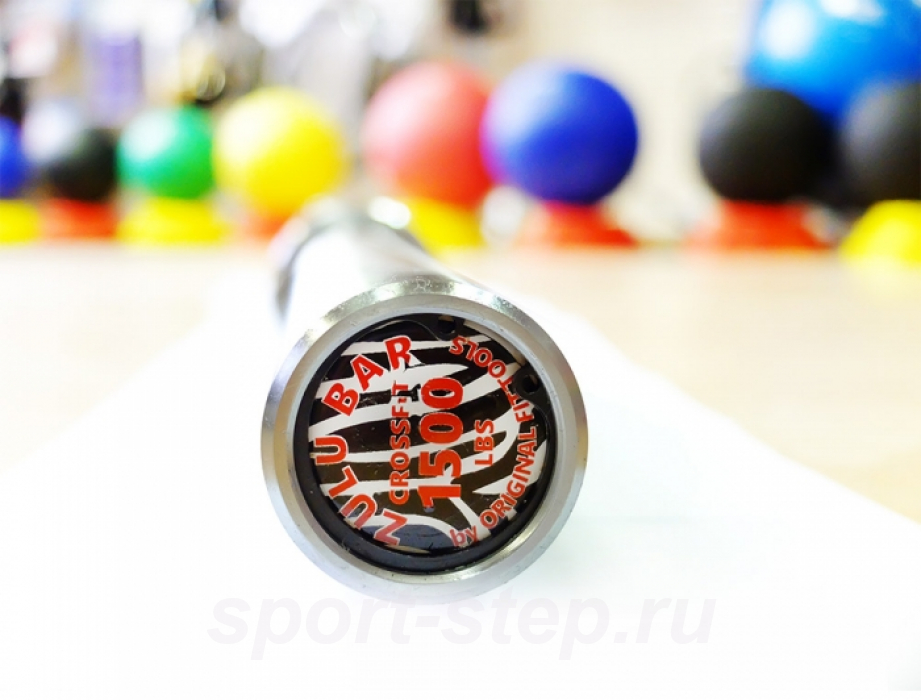 Гриф для кроссфита двуцветный до 679 кг, без центральной насечки Fitness Tools  FT-CROSSFIT-ZULU