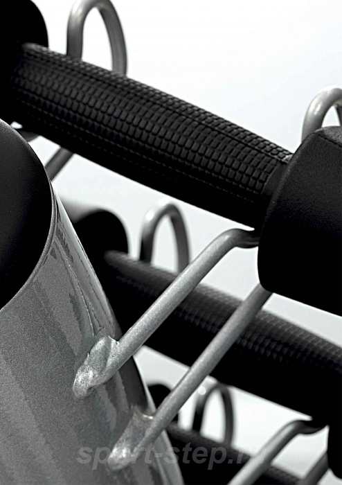 Стойка для студийных гантелей на 30 пар белая Ziva ZST-VS30-6001