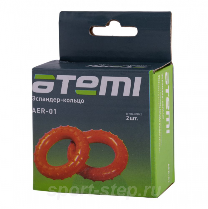 Эспандер кистевой Atemi, AER01, кольцо массажное, ПВХ, 2 шт
