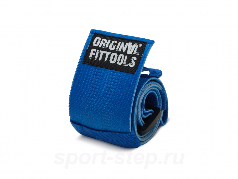 Мини-эспандер регулируемый синий Original FitTools FT-HIPBND-BLG