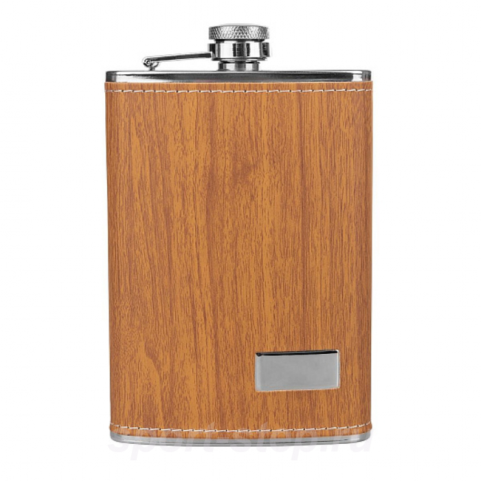 Набор (фляжка 270мл + 2 стопки + складные вилка + ложка) (HS-2023-TZ-6) Helios