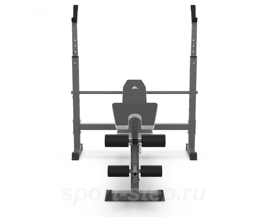 Скамья со стойками под штангу DFC D705