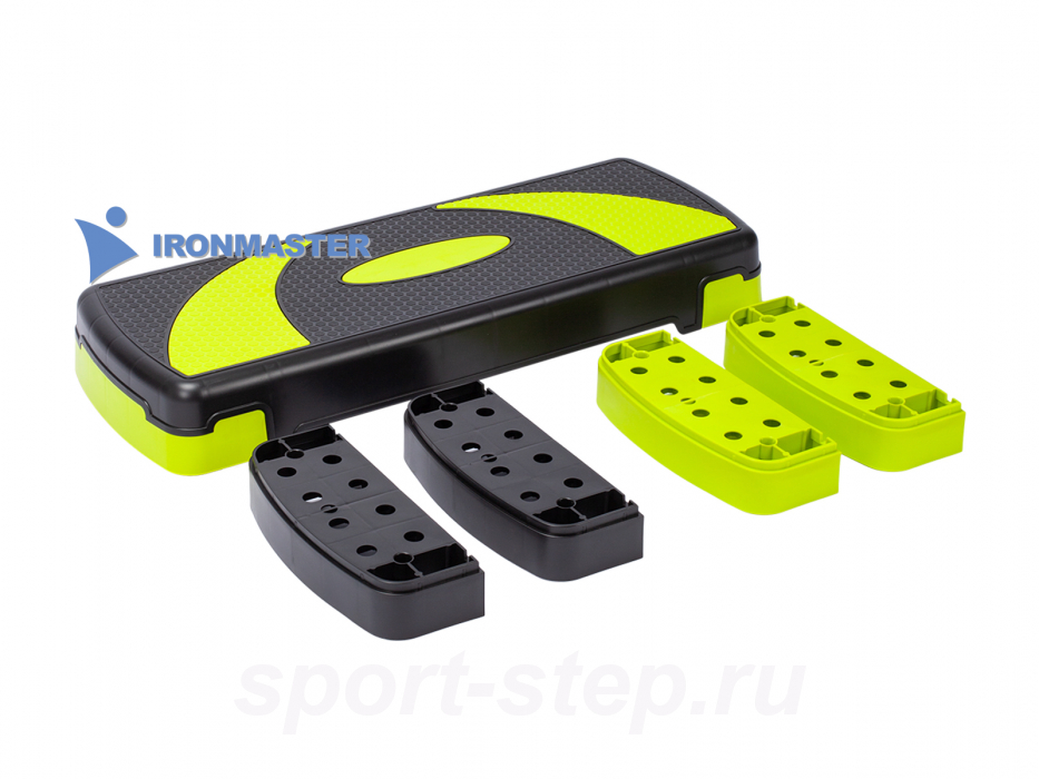 Степ-платформа три уровня высоты IRONMASTER IR97302