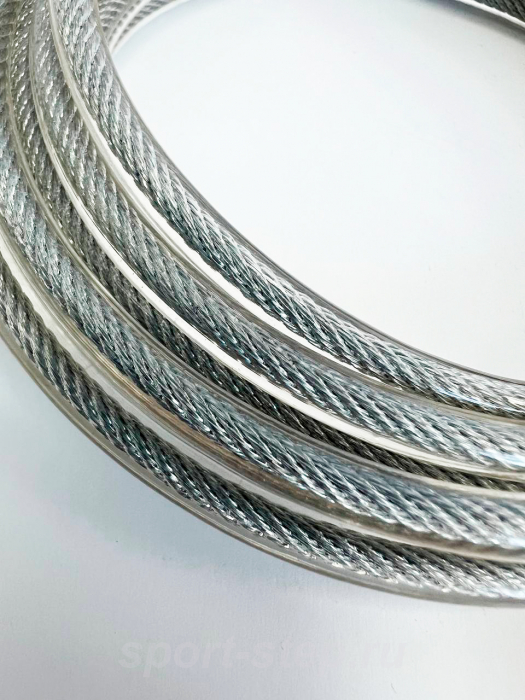 Трос скоростной скакалки прозрачный 4,8 мм FT-JRCORD-83