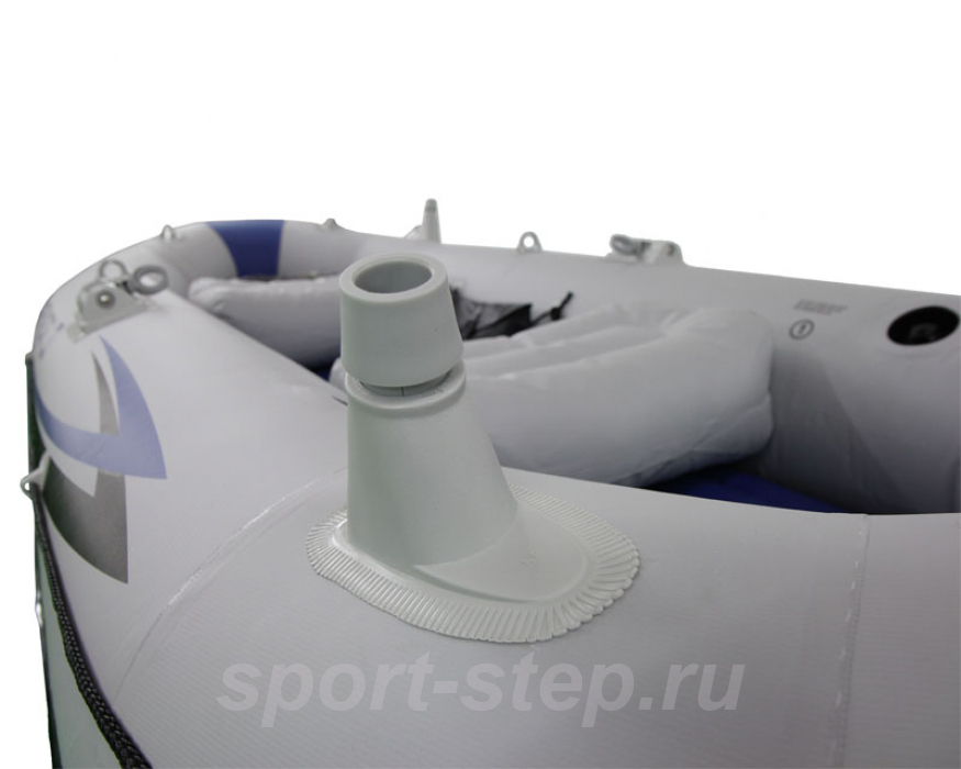 Лодка Intex Mariner 3 68373 с жестким полом, веслами и насосом