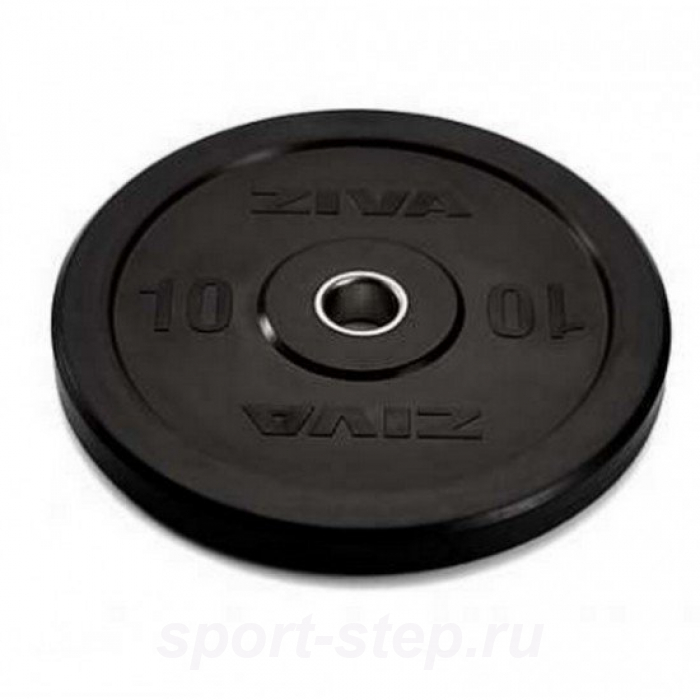 Диск бампированный ZIVA 20 кг серия Pro FЕ (резиновое покрытие) ZFT-BPRB-0680