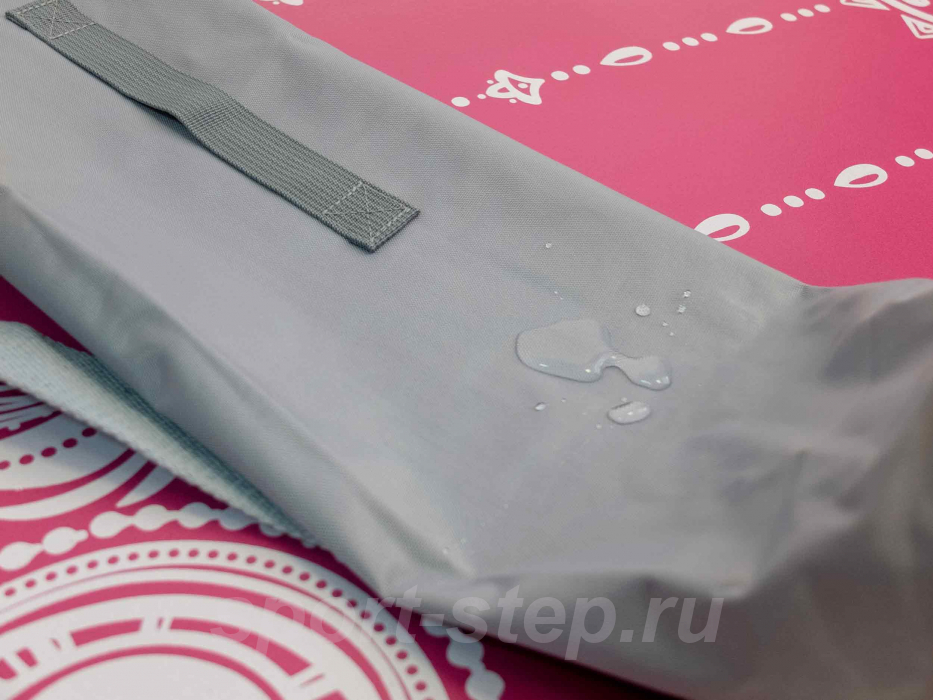 Коврик для йоги 2.5 мм пурпурный в сумке с ремешком Original FitTools FT-TYM025-PP