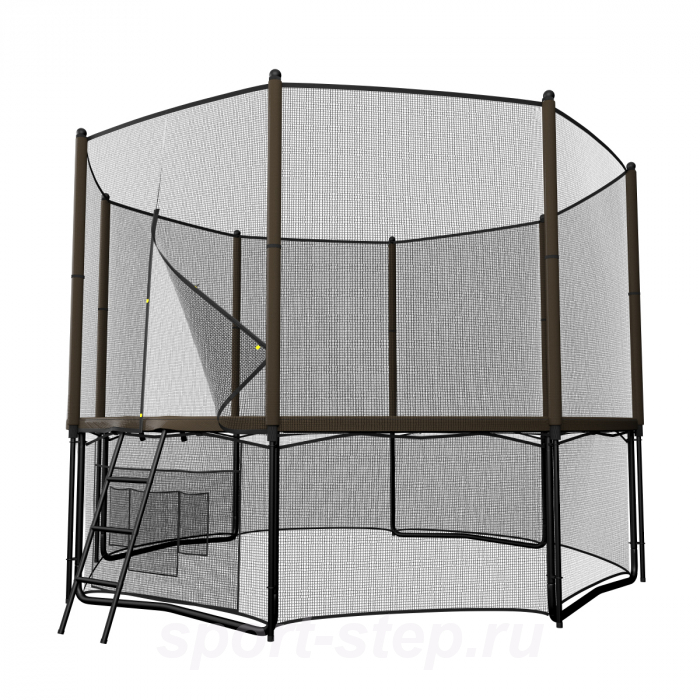 Батут UNIX line Black&Brown 10 ft (outside)