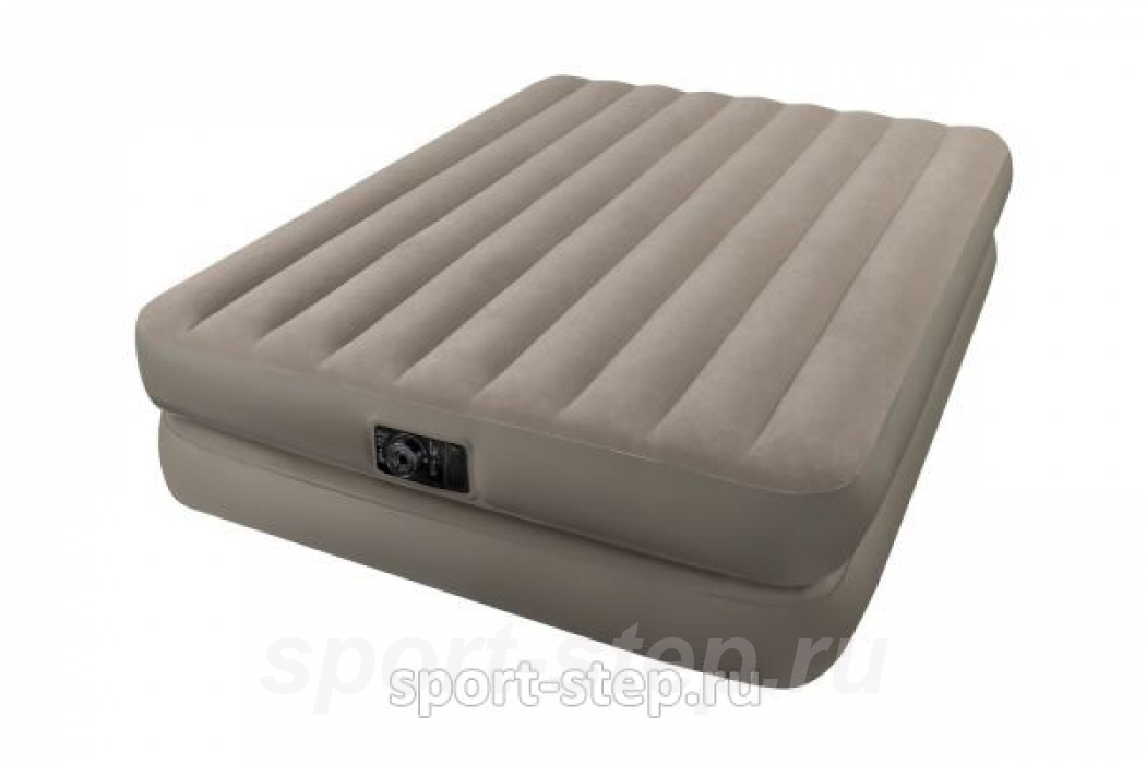 Двуспальная надувная кровать Intex Rising Comfort 66710 с встроенным электронасосом