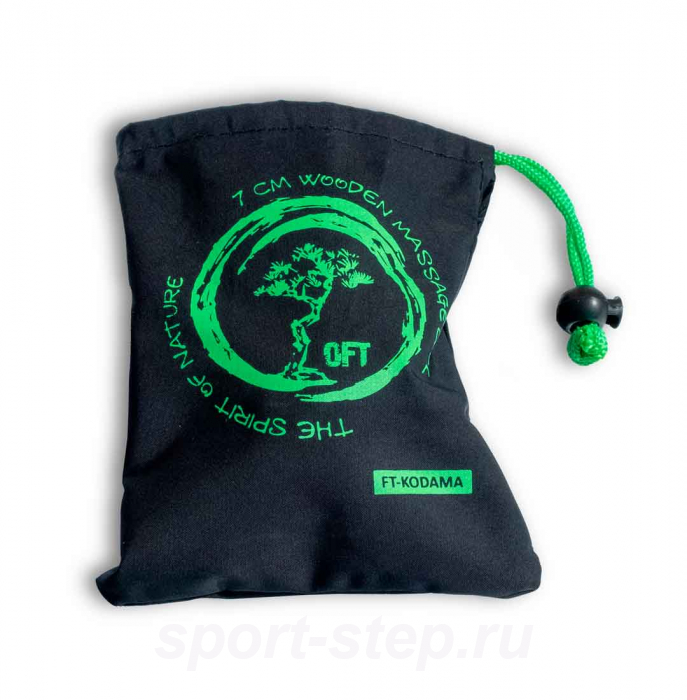Шар массажный из лиственницы диаметр 7 см в мешочке Original FitTools FT-KODAMA