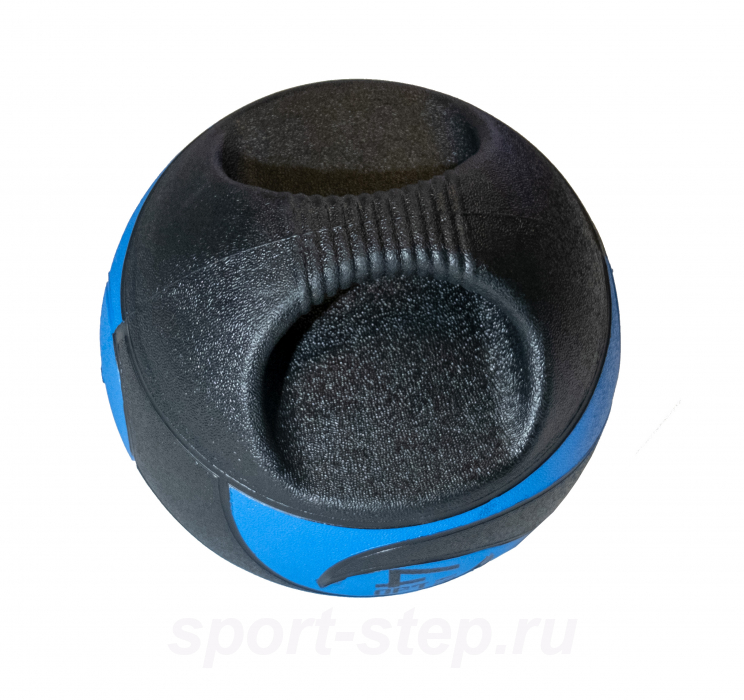 Мяч тренировочный (медицинбол) с хватами, 4 кг OFT FT-DHMB-04