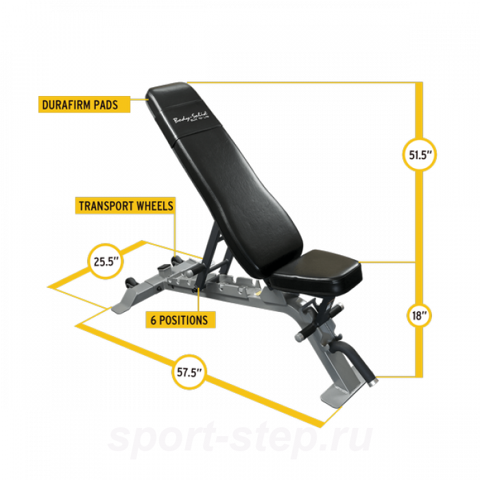 Регулируемая скамья Body-Solid SFID325