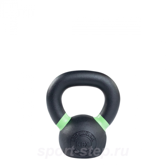 Гиря 4 кг чугунная светло-зеленый кант Body-Solid KBX4KG