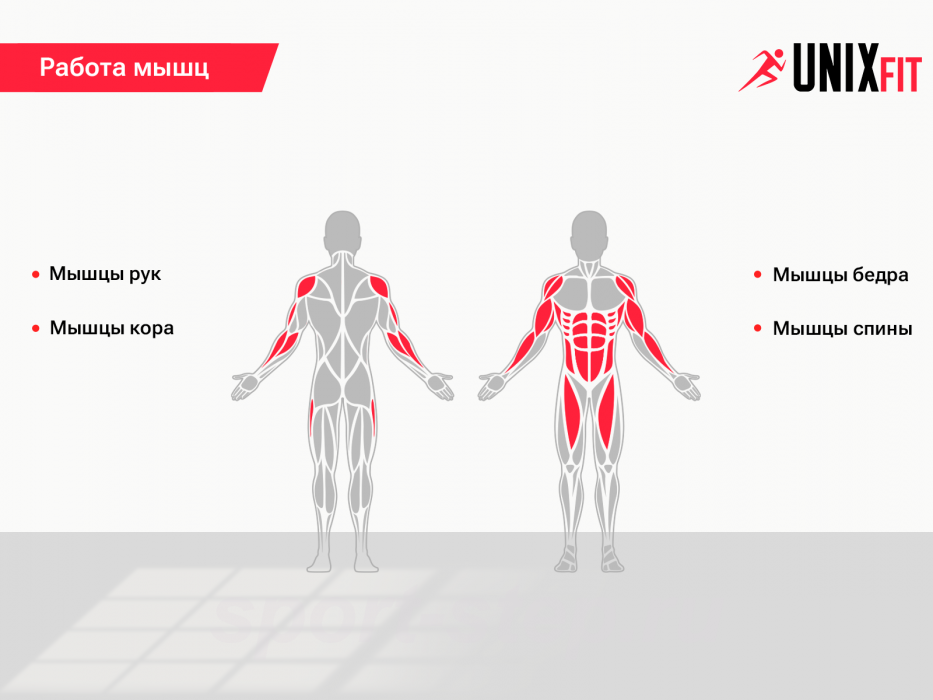 Турник настенный UNIX Fit PULL UP 120