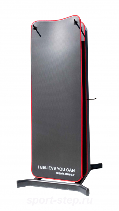 Мат для аэробики NBR 10 мм черный с кольцами OFT FT-YGR-100NBR-BKP