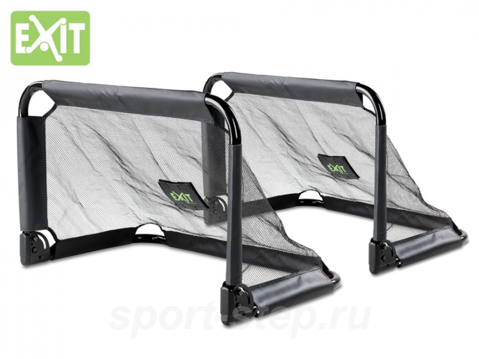 Детские футбольно-хоккейные ворота для дома и дачи EXIT ПИКО 90х60х60 см, cклaдные, 2 шт в комплекте